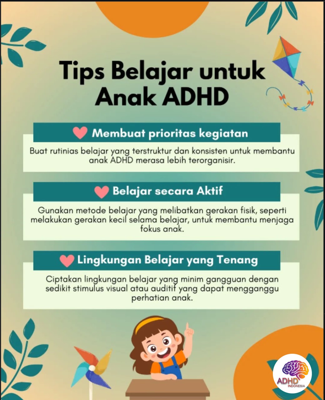 Strategi Belajar yang Cocok untuk Anak ADHD di Kabupaten Kepulauan Yapen